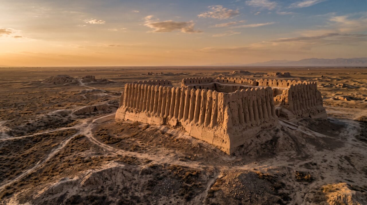 Uma cidade-oásis da Ásia Central acumulou quatro milênios de história porque novos centros eram construídos ao lado dos antigos em vez de apagar completamente o passado