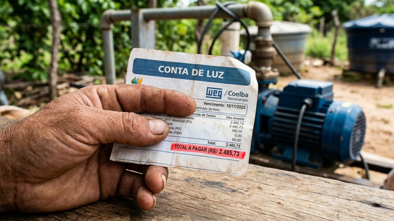 Agricultor instala bomba nova no poço e conta de energia aumenta tanto que ele começa a suspeitar de erro no dimensionamento do equipamento
