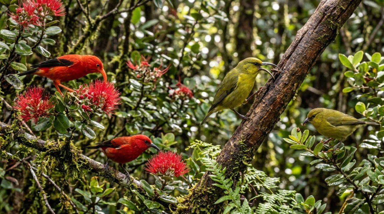 Um grupo de aves do Havaí perdeu espécies inteiras, mas DNA de museu permitiu encaixar extintas e sobreviventes na mesma árvore evolutiva