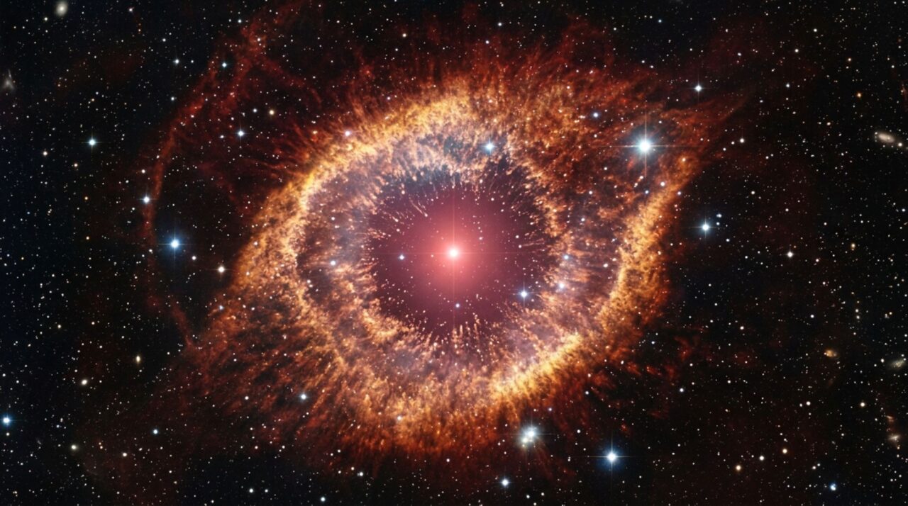 Pequenos nós na Nebulosa da Hélice têm massa parecida com a da Terra, mas cada um pode ocupar várias vezes a órbita de Plutão