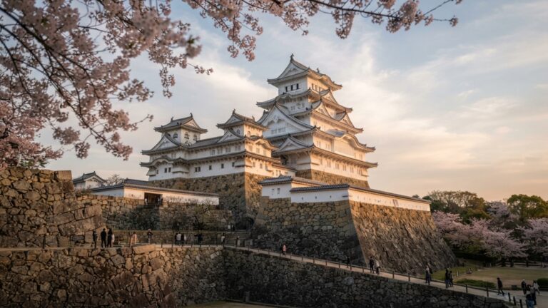 Um castelo japonês esconde um labirinto atrás das paredes brancas: 83 edifícios transformam o caminho até a torre numa defesa