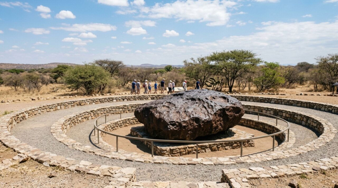 O maior meteorito já encontrado na Terra pesa dezenas de toneladas e continua no mesmo lugar onde foi localizado porque é difícil demais removê-lo