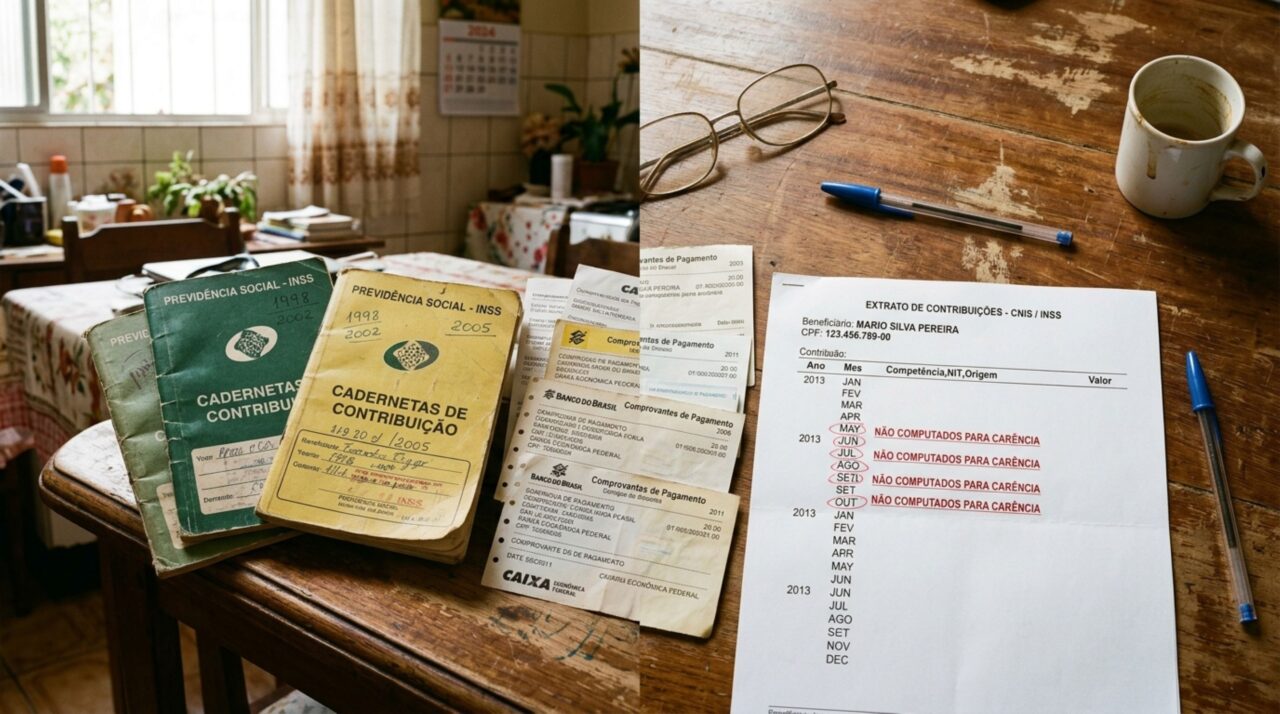 Autônomo paga de uma vez vários carnês antigos do INSS, acredita que completou a carência da aposentadoria e descobre que recolhimento em atraso exige uma análise específica