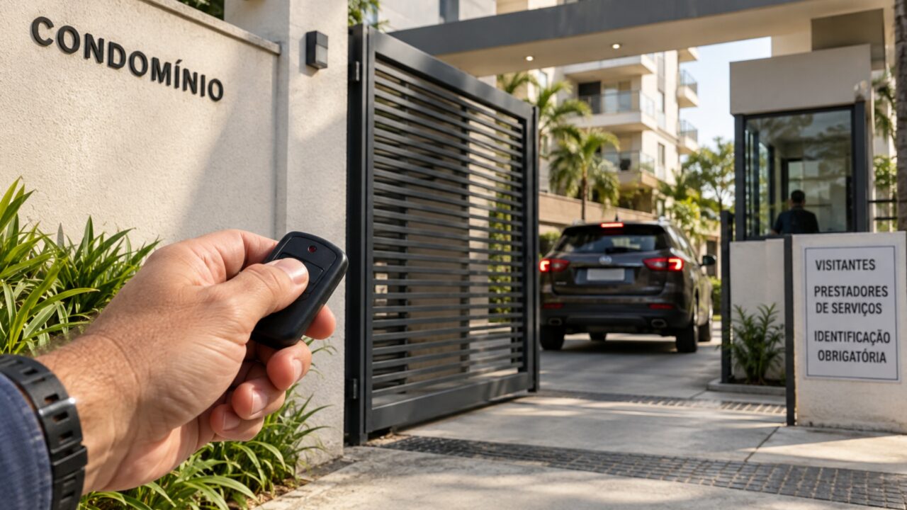 Morador empresta controle do portão ao vizinho durante uma reforma e meses depois descobre que prestadores continuavam entrando pelo condomínio sem sua autorização
