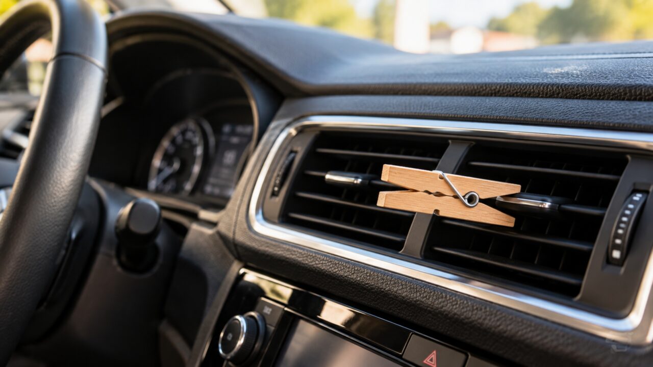 Colocar um prendedor no ar-condicionado do carro: por que recomendam fazer isso