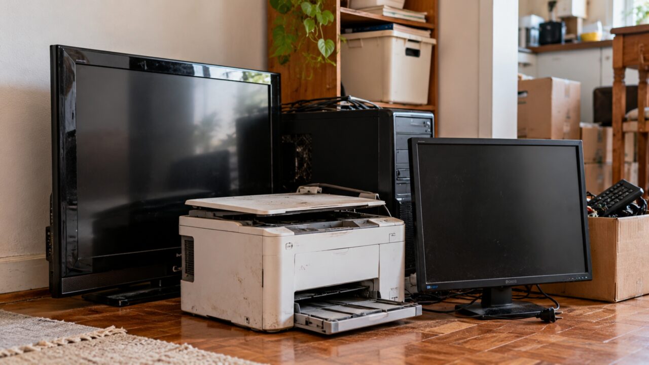 Aposentado guarda televisão, impressora e monitor quebrados durante anos por não saber onde jogar fora e percebe que eletroeletrônicos domésticos possuem sistema próprio de logística reversa