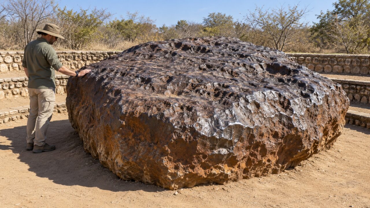 Em 1920, um agricultor encontrou uma pedra de ferro de 60 toneladas: hoje ela continua no mesmo lugar e é o maior meteorito já encontrado na Terra