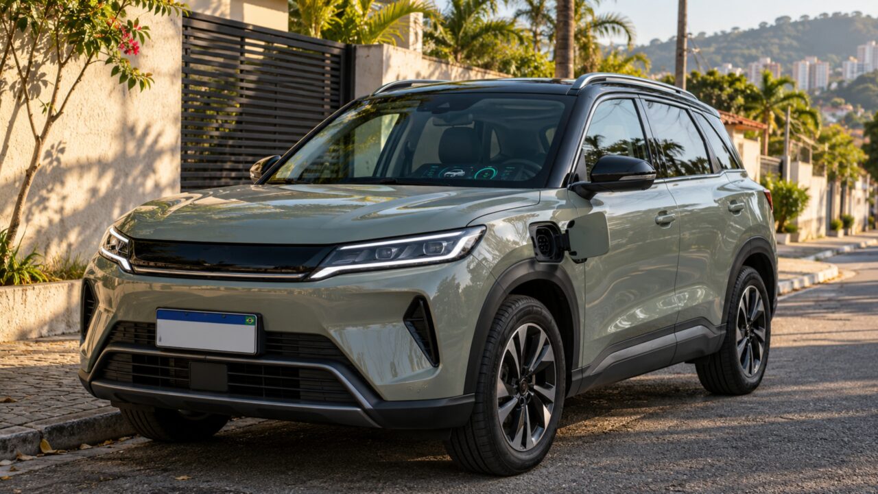 Autonomia combinada de até 1.045 km aparece em SUV híbrido plug-in flex que ainda pode percorrer até 110 km usando apenas eletricidade