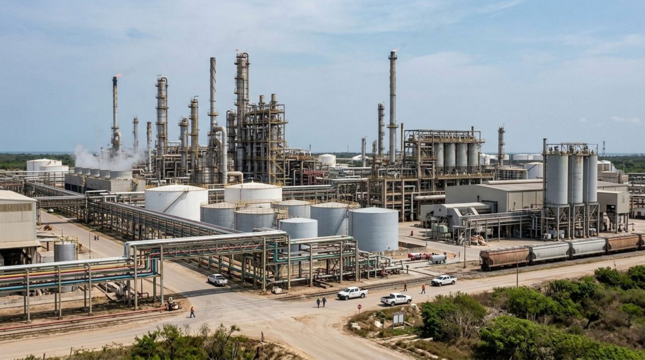 A reestruturação financeira ocorre enquanto a produção petroquímica é mantida