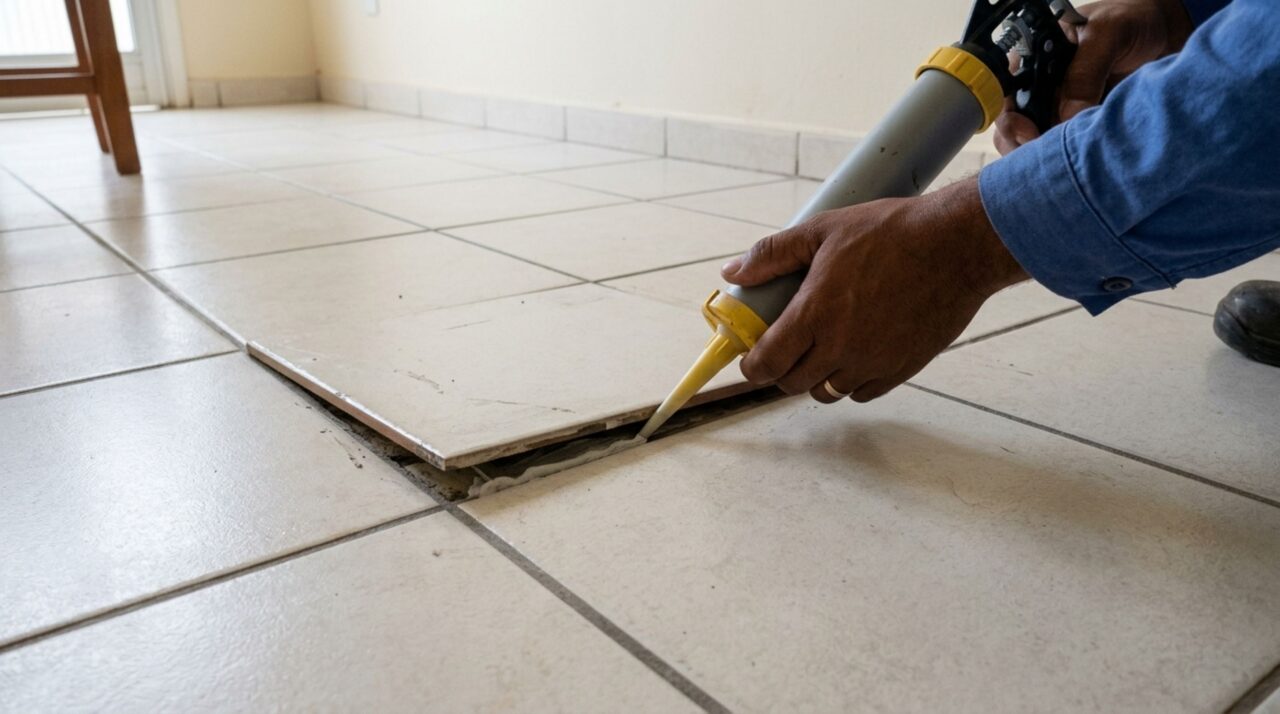 Pedreiro ensina técnica simples para corrigir piso soltando, sem precisar quebrar todo o revestimento