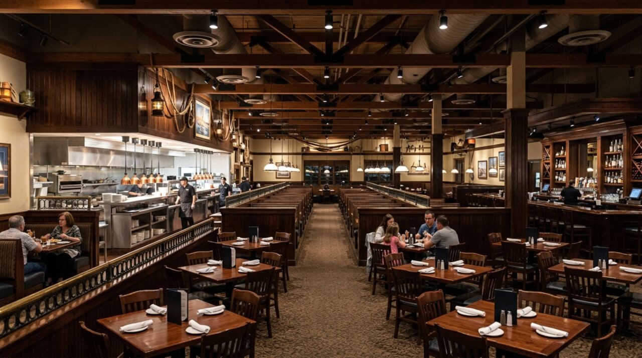 Os grandes salões, equipes numerosas e custos imobiliários elevados tornaram a operação da Red Lobster mais vulnerável quando o movimento de clientes diminuiu