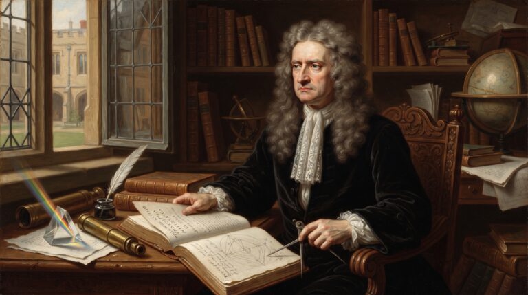 A famosa frase de Isaac Newton e a importância da colaboração e do legado científico.