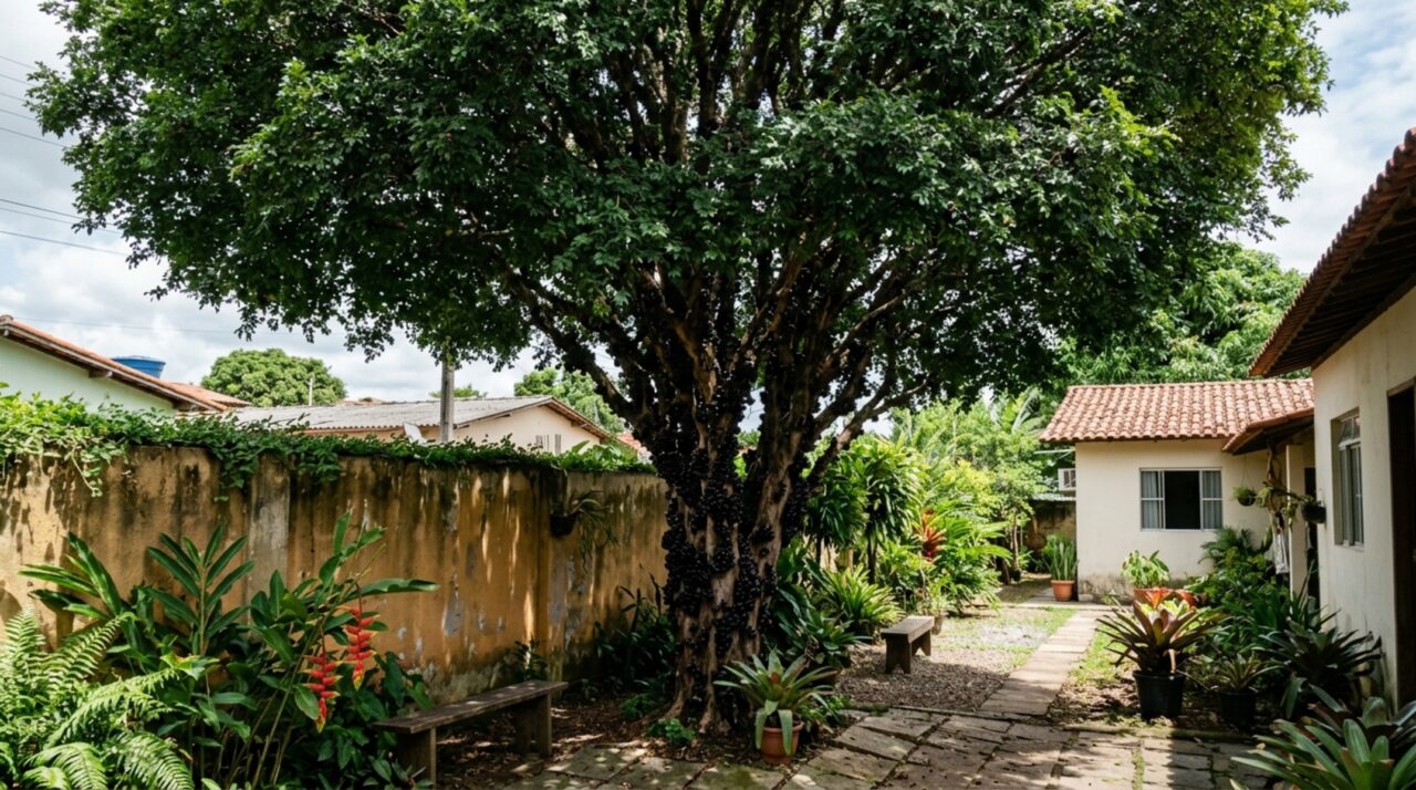 Casal retorna de viagem e encontra jabuticabeira com 15 anos de idade cortada durante obra no muro, ele pede reposição e ressarcimento pelos danos