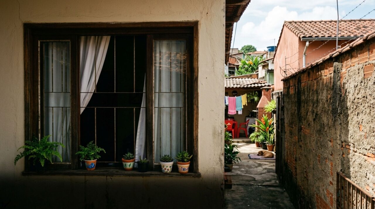 Casal reforma a casa e descobre que a janela construída pelo vizinho fica voltada diretamente para seu quintal, moradores discutem a distância que a lei permite