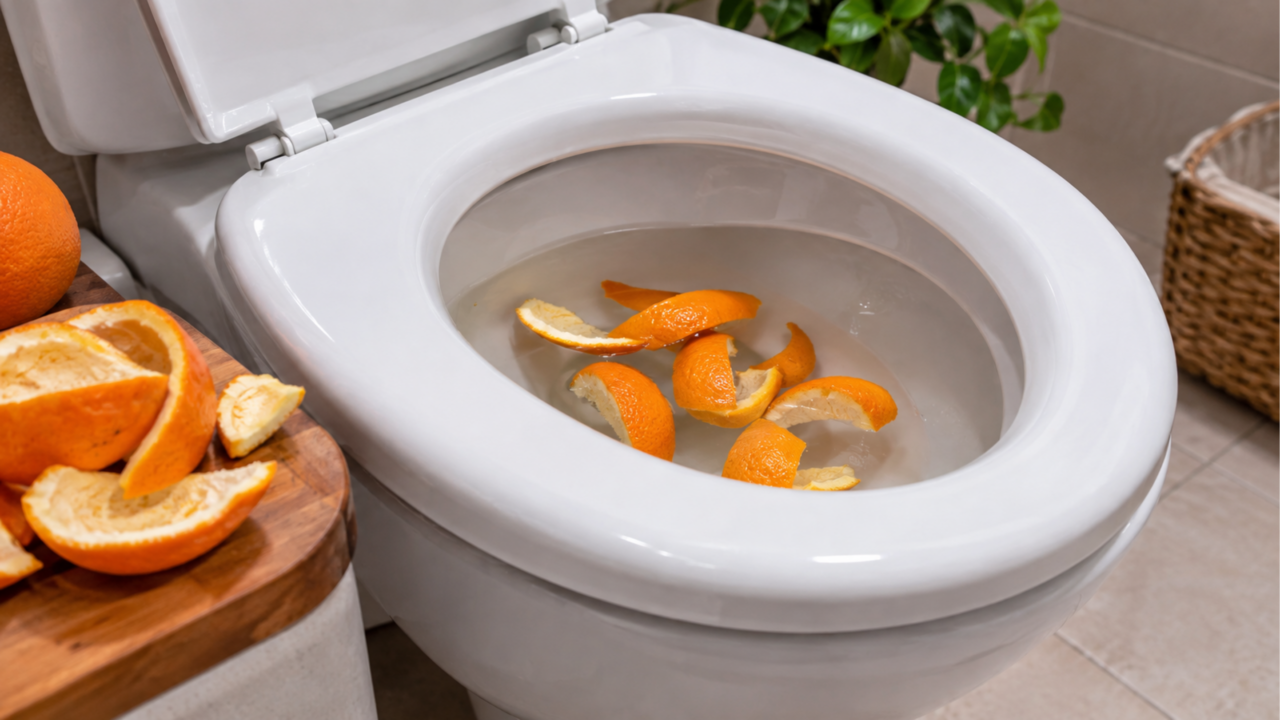 Jogar cascas de laranja no vaso sanitário uma vez por semana em setembro Pouca gente sabe para que serve e os benefícios