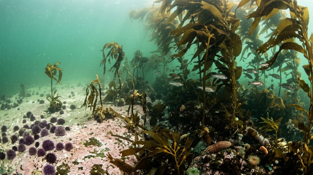 Restaurar florestas de algas não acompanha a velocidade das perdas e pesquisadores alertam contra atalho climático