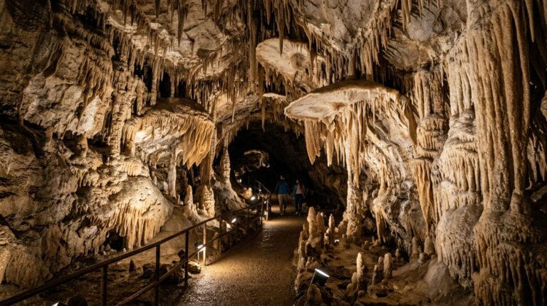 Lehman Caves concentra centenas de formações calcárias em um sistema subterrâneo incomum