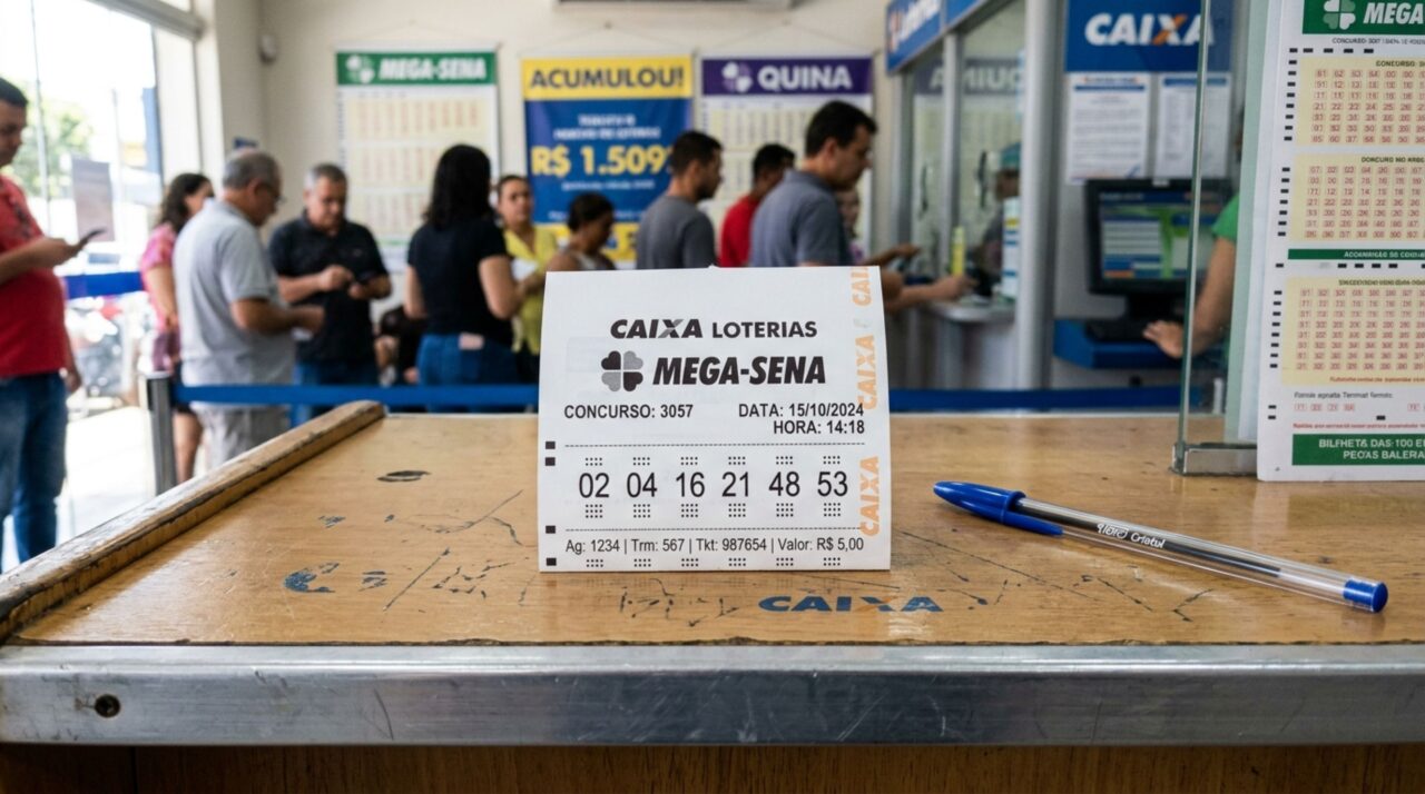 Mega-Sena acumula mais uma vez após concurso 3057 e sorteio de terça-feira pode pagar R$ 95 milhões