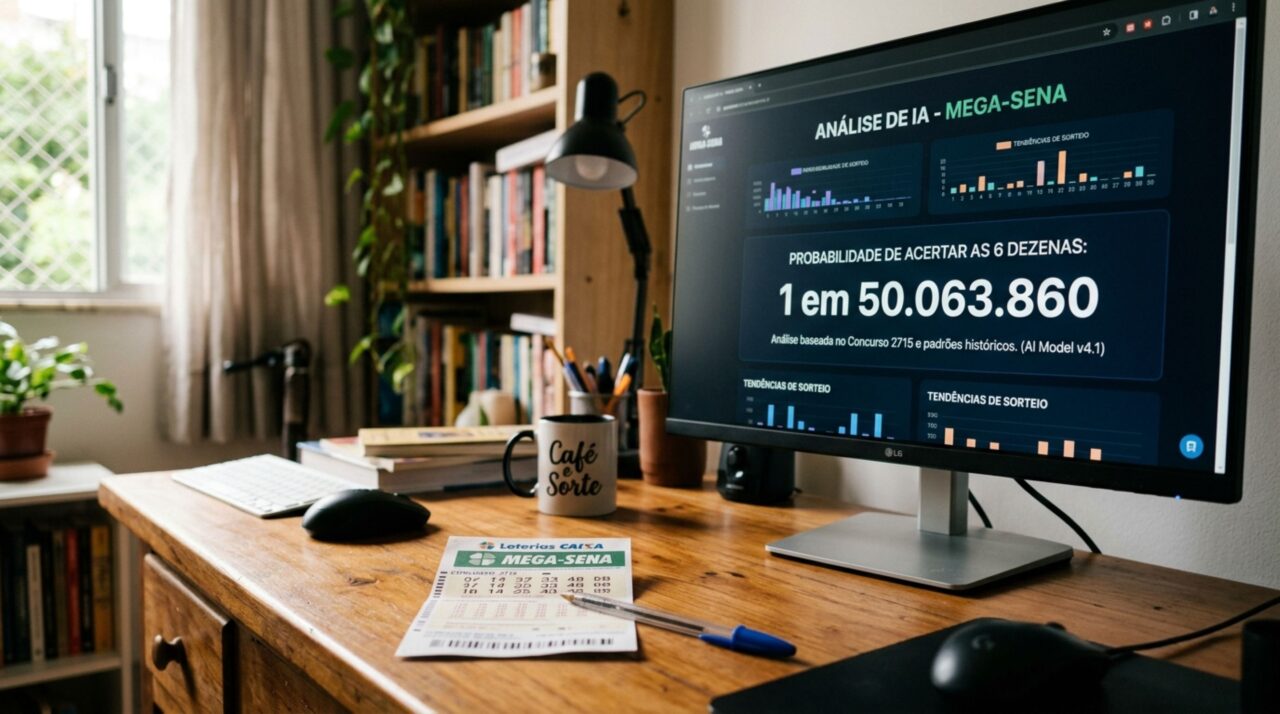 A inteligência artificial explica por que os números mais sorteados da Mega-Sena não criam uma aposta mais forte