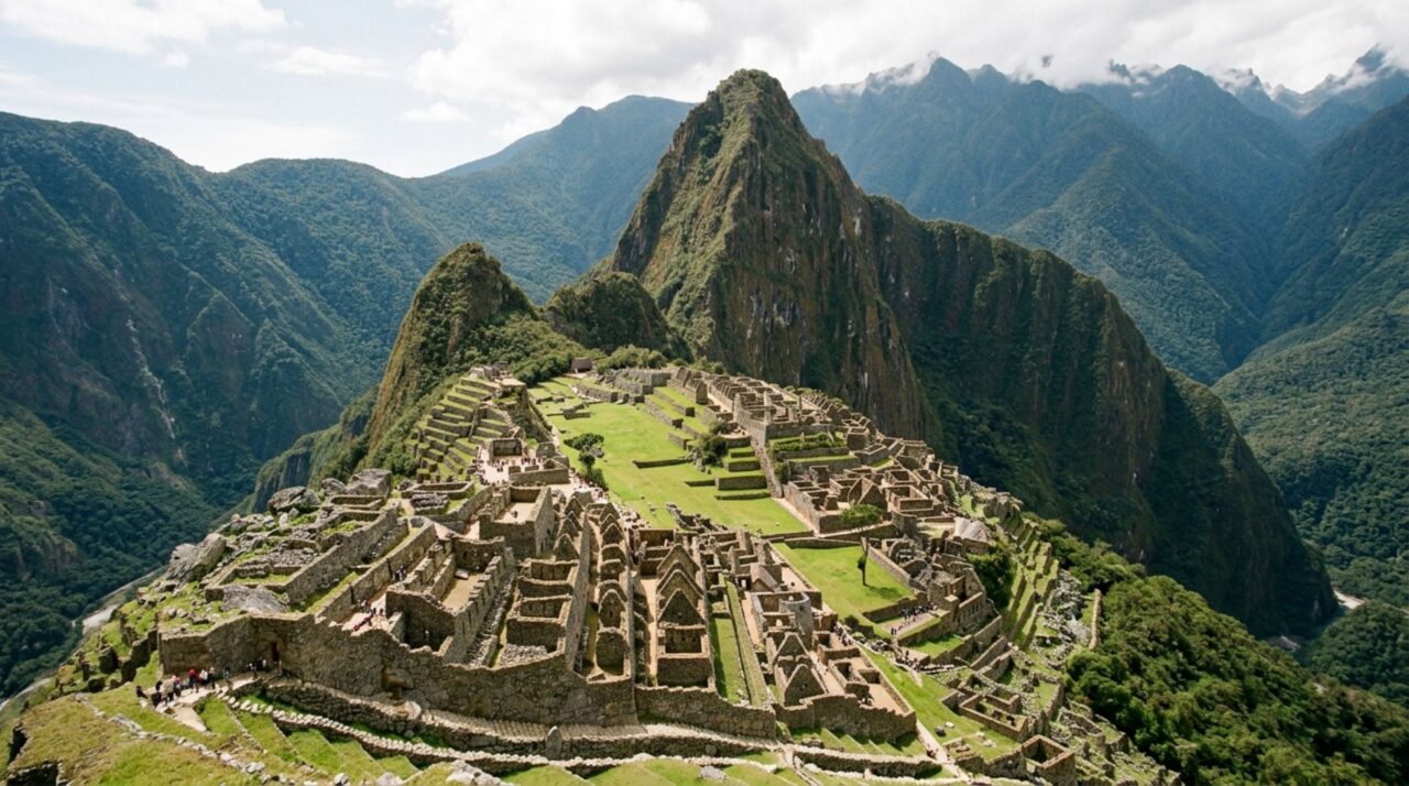 A cidade construída no alto dos Andes onde enormes blocos de pedra, terraços agrícolas e um complexo sistema de drenagem ajudaram construções a atravessar séculos em uma região cercada por montanhas