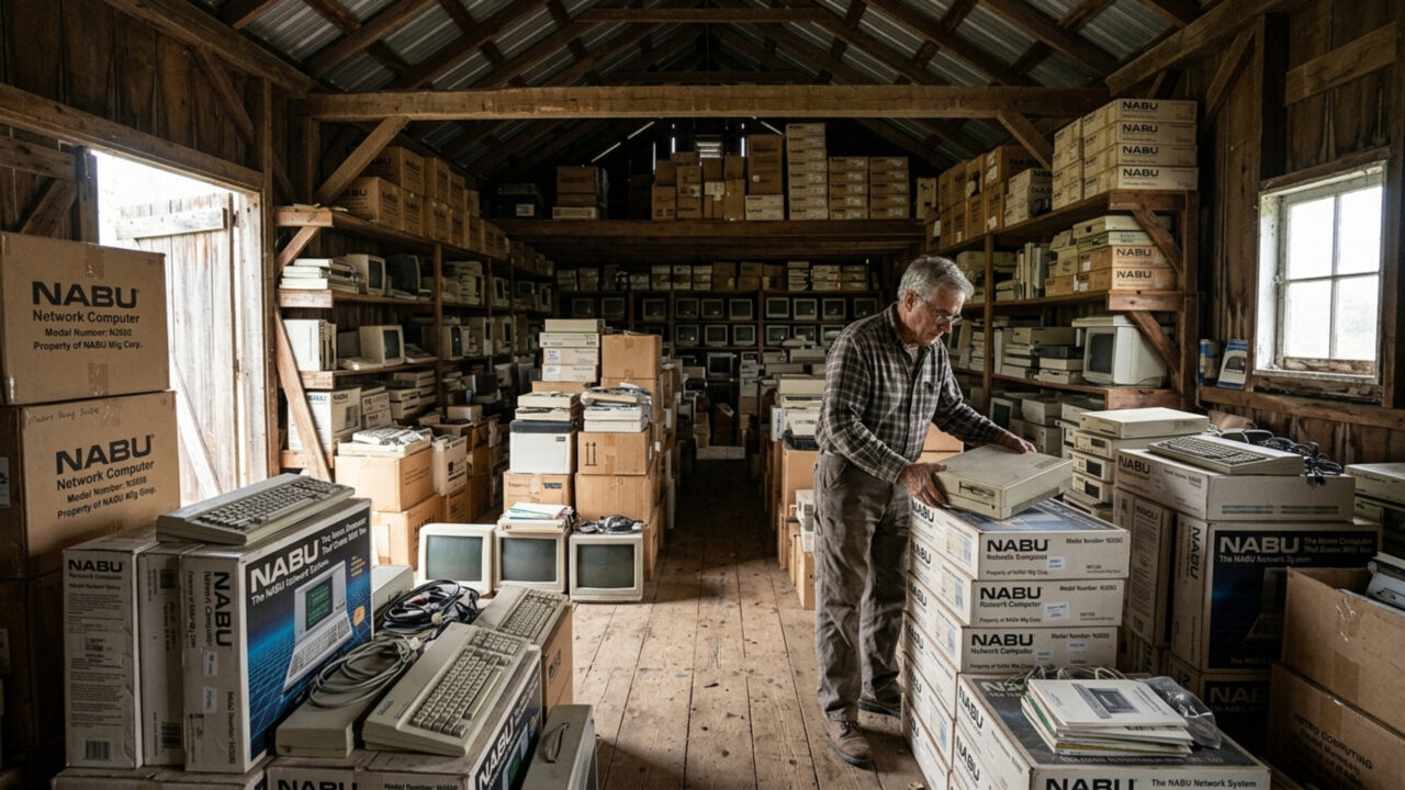 Mais de 2.000 computadores ficaram guardados em um celeiro durante 23 anos – O dono ficou muito mais rico graças ao Ebay