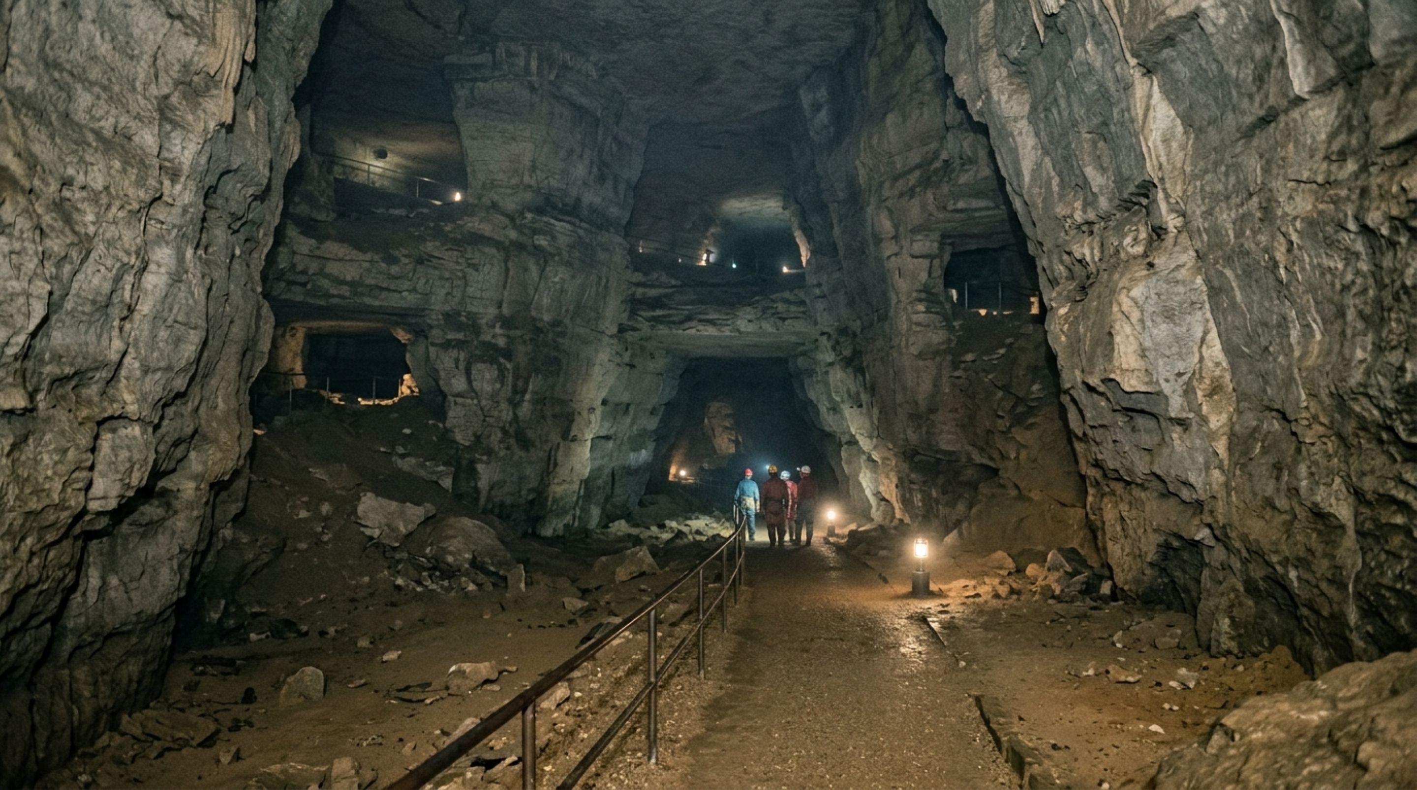 Mais de 680 quilômetros de passagens correm sob o Kentucky e maior sistema de cavernas conhecido continua crescendo no mapa