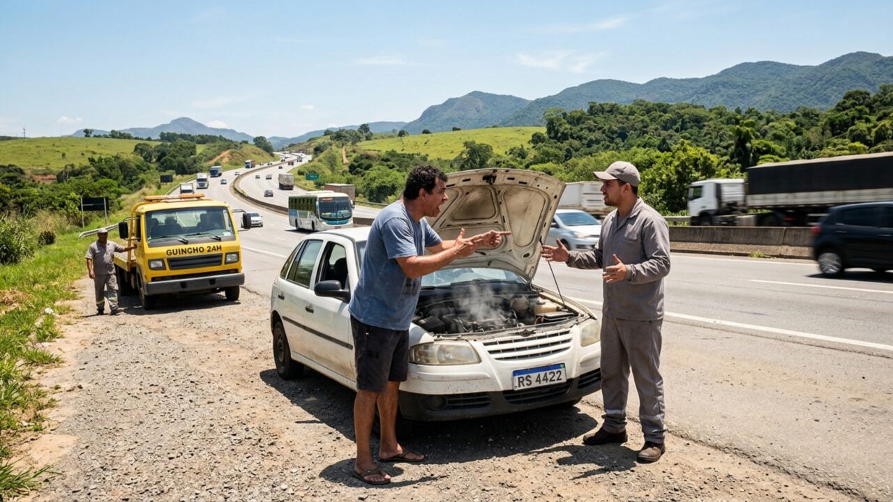 Mecânico troca correia preventiva antes de viagem e motorista fica parado na estrada poucos dias depois com peça recém-instalada rompida