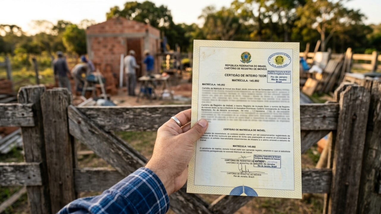Casal compra terreno cercado e começa construção, mas vizinho apresenta escritura antiga afirmando que a cerca avançou quase um metro sobre sua propriedade