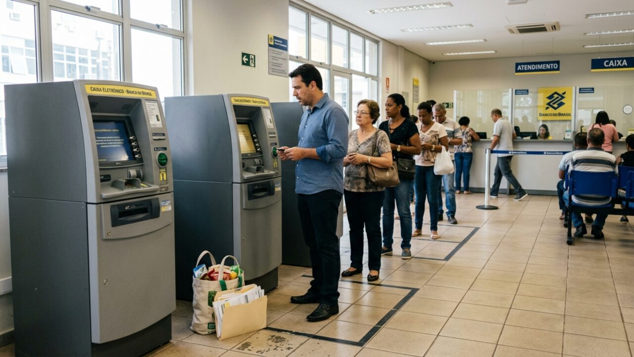 Trabalhador tenta sacar o salário, encontra a conta bloqueada por uma dívida de anos atrás e descobre o que a Justiça pode e o que não pode tirar do dinheiro que ele recebe todo mês