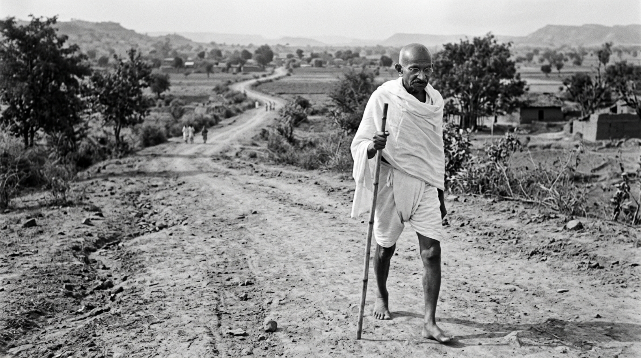 A reflexão sobre a vida de Mahatma Gandhi sobre a perseverança: “A força não vem de uma capacidade física, vem de uma vontade indomável.”