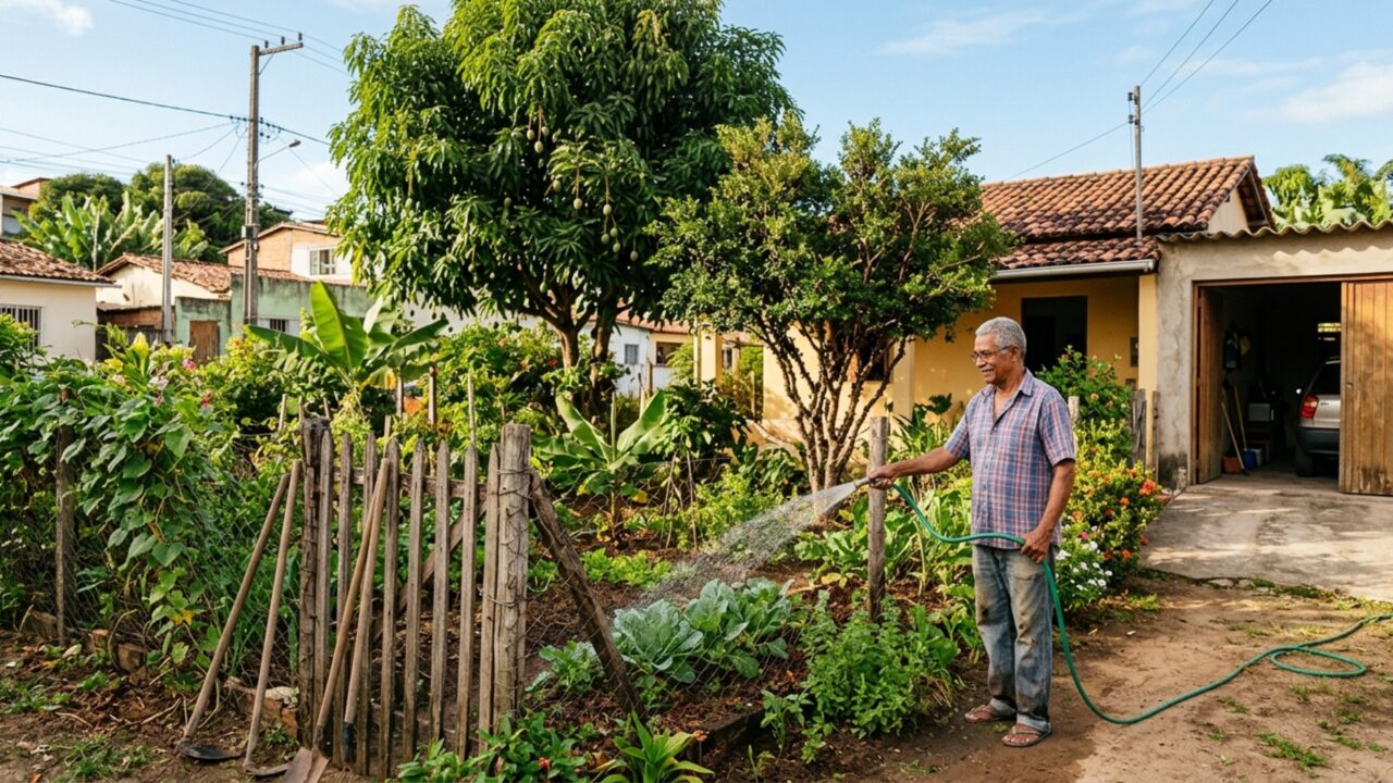 Homem cuida de terreno abandonado durante 22 anos, constrói garagem e planta árvores, mas proprietário reaparece depois de receber proposta milionária