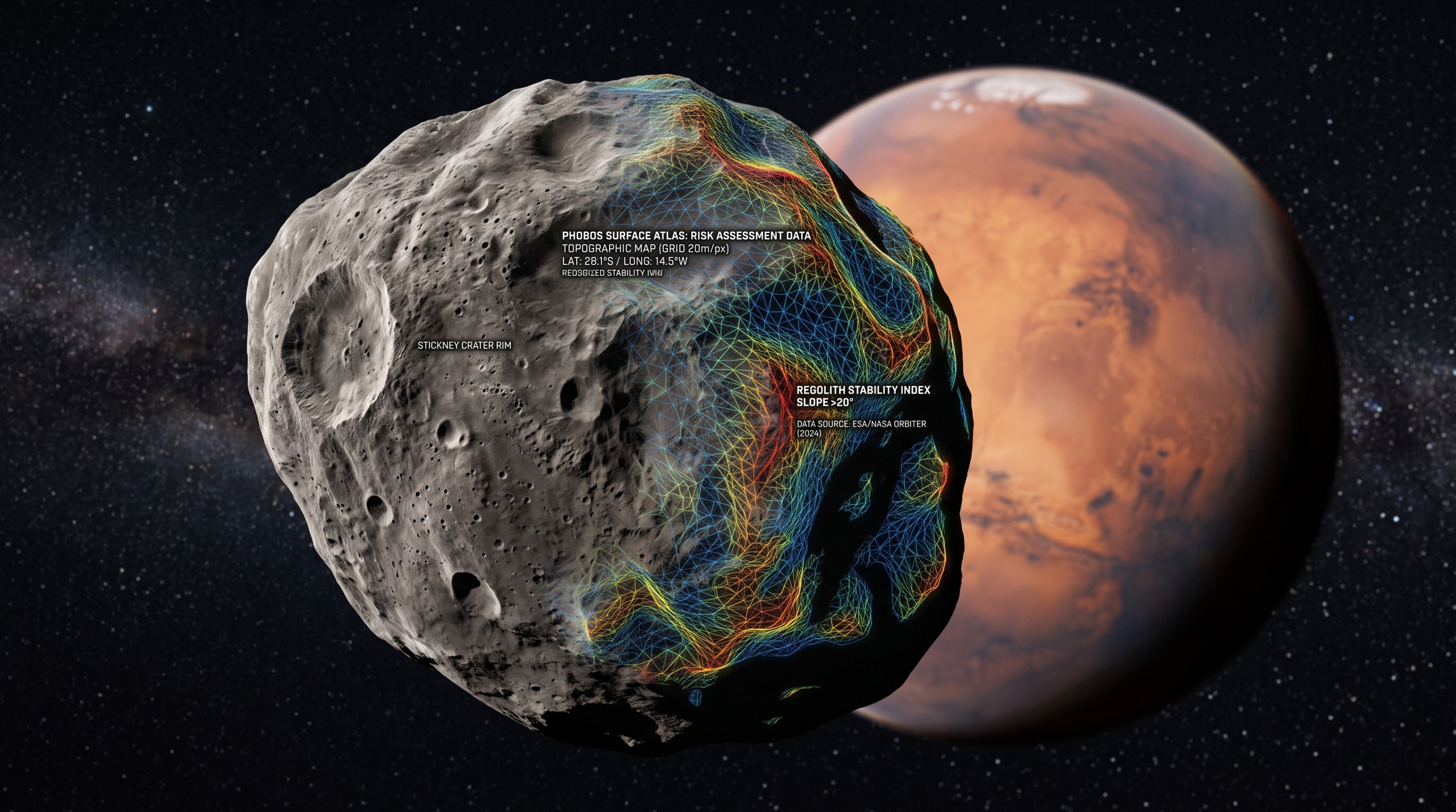Uma lua de Marte ganhou um atlas antes da coleta: mapa de Phobos prepara missão que pretende trazer amostras à Terra