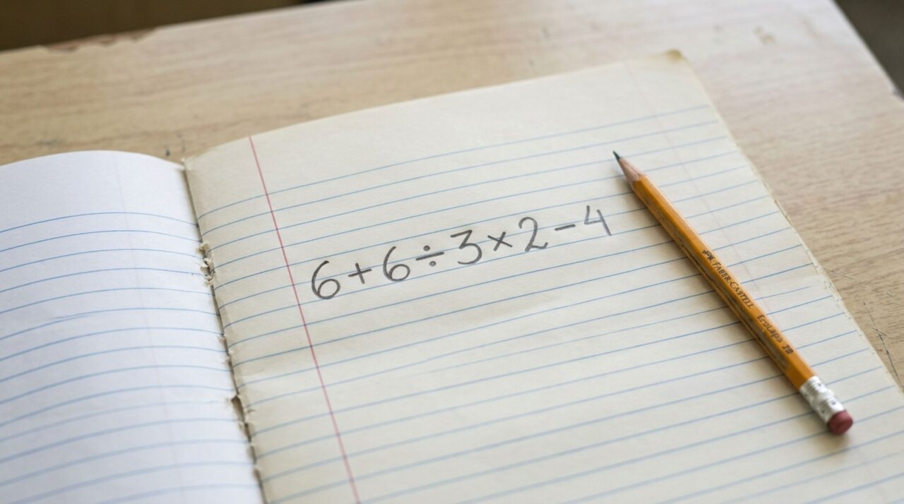 Você consegue resolver 6 + 6 ÷ 3 × 2 − 4 sem usar calculadora? O resultado não é o que parece