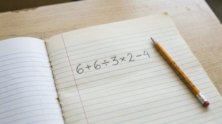 Você consegue resolver 6 + 6 ÷ 3 × 2 − 4 sem usar calculadora? O resultado não é o que parece