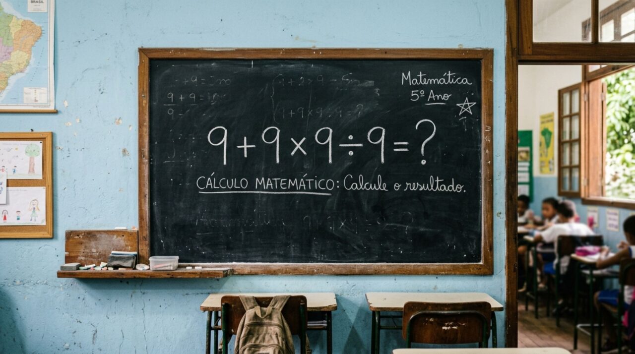 Este cálculo 9 + 9 × 9 ÷ 9 parece simples, mas muita gente erra na primeira tentativa