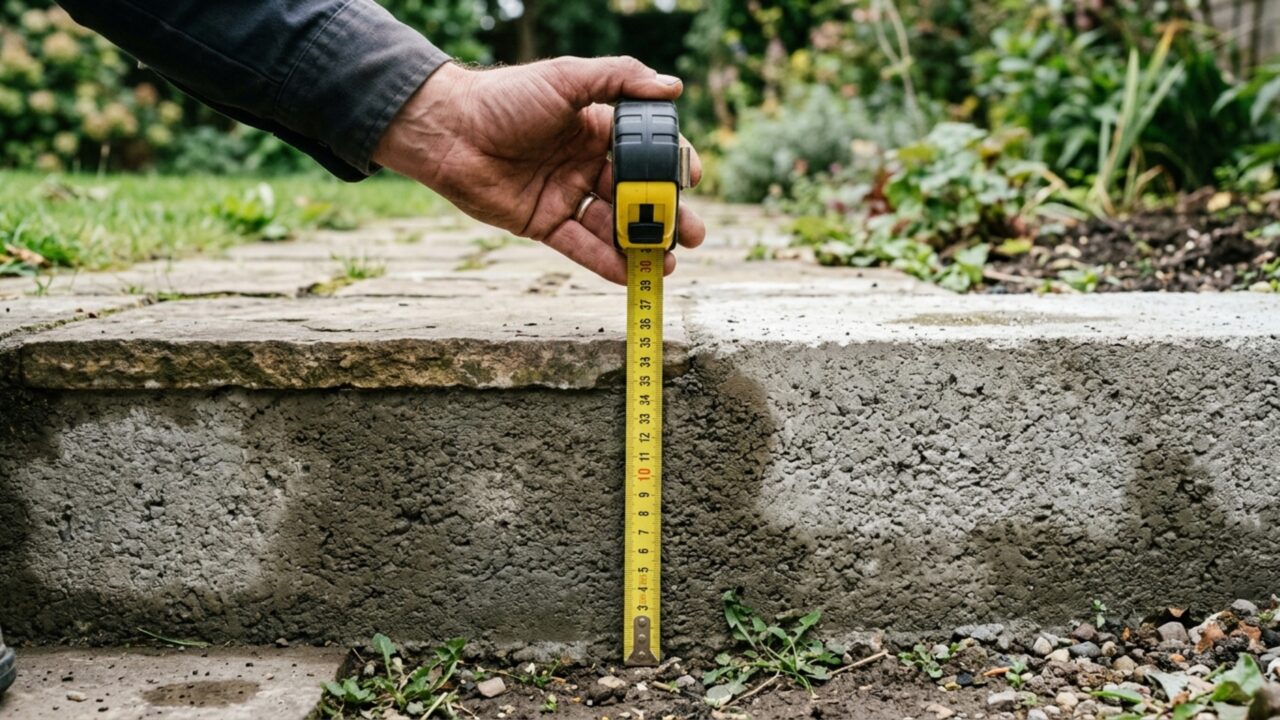 Casal eleva o piso do quintal em 38 centímetros para instalar porcelanato e primeira chuva forte leva água para dentro da casa vizinha