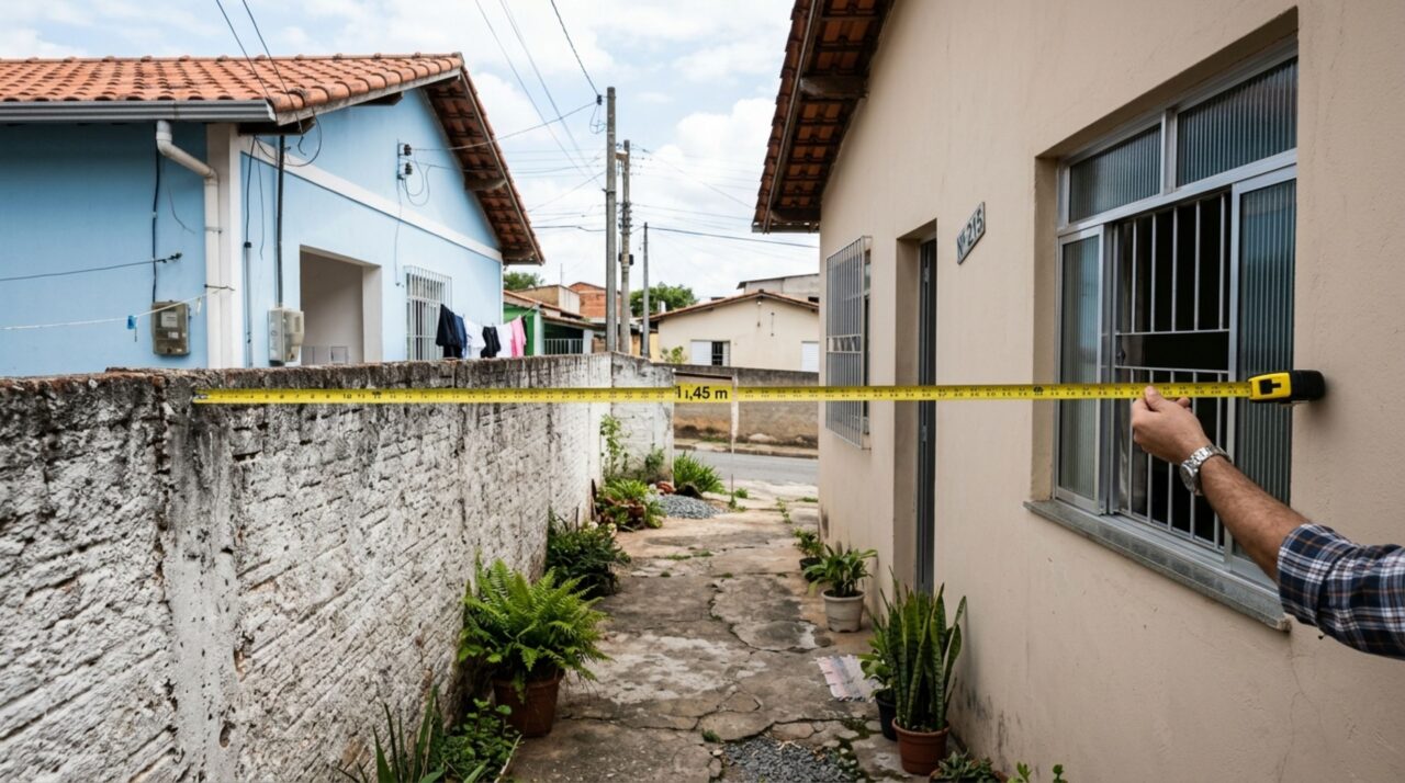 Casal reforma a casa e descobre que a janela construída pelo vizinho fica voltada diretamente para seu quintal, moradores discutem a distância que a lei permite