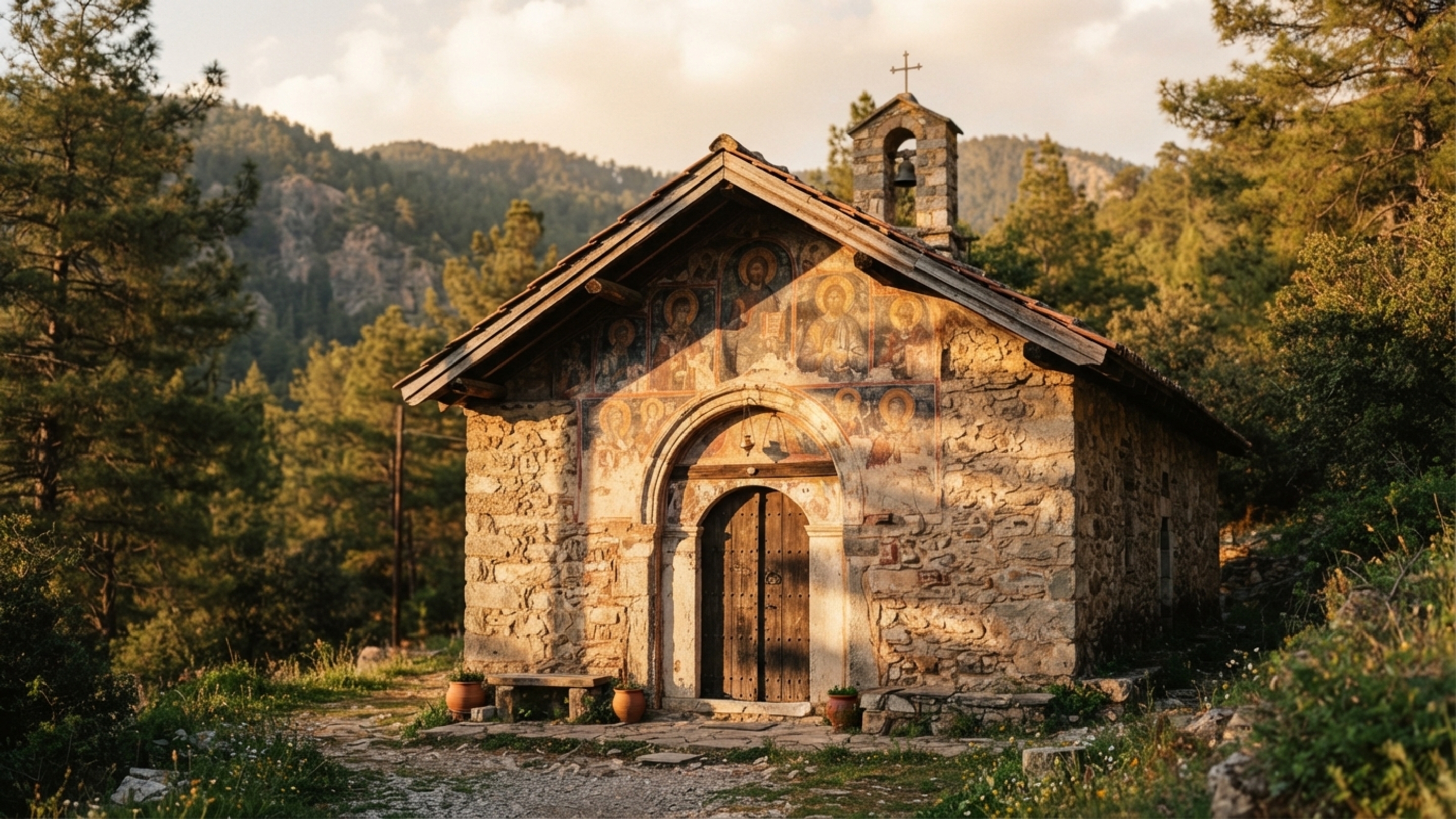 Dez igrejas simples escondem paredes muito mais sofisticadas: montanhas de Chipre preservam 500 anos de pintura bizantina