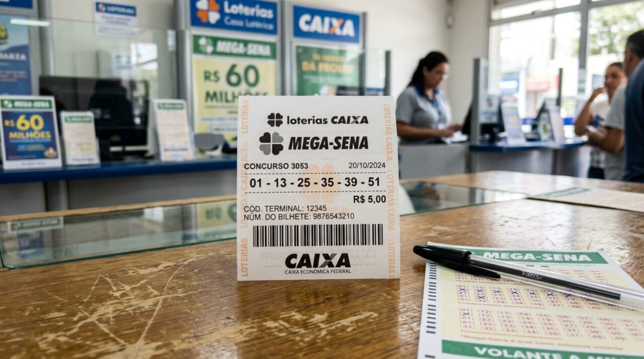 Seis dezenas saem, mas ninguém leva o prêmio principal: Mega-Sena 3053 acumula e vai a R$ 48 milhões