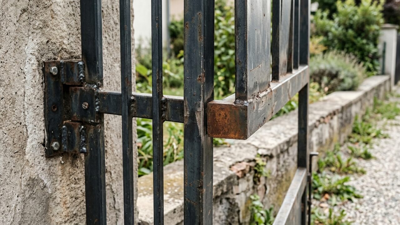 Depois de reforçar a janela do térreo com barras metálicas por causa de tentativas de invasão, proprietário percebe que uma das grades avançou sobre a faixa usada pelo vizinho para abrir completamente o portão lateral