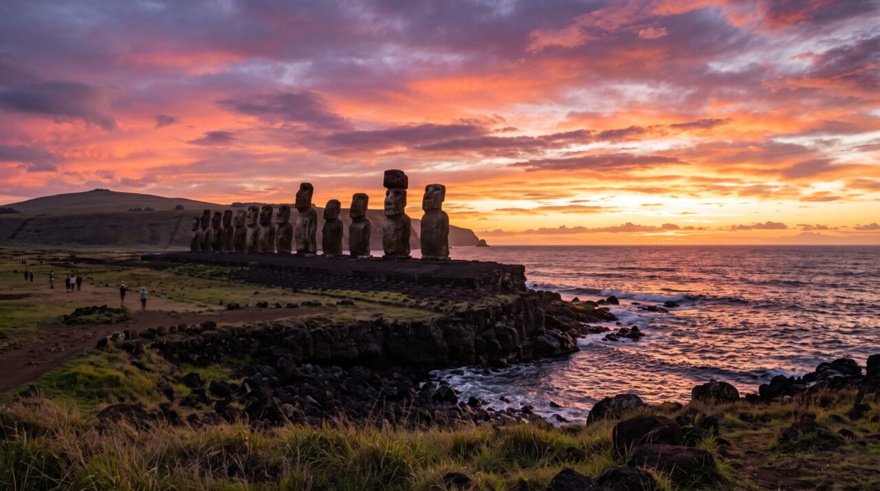 Centenas de estátuas gigantes foram erguidas numa ilha isolada do Pacífico entre os séculos X e XVI sem influência externa conhecida