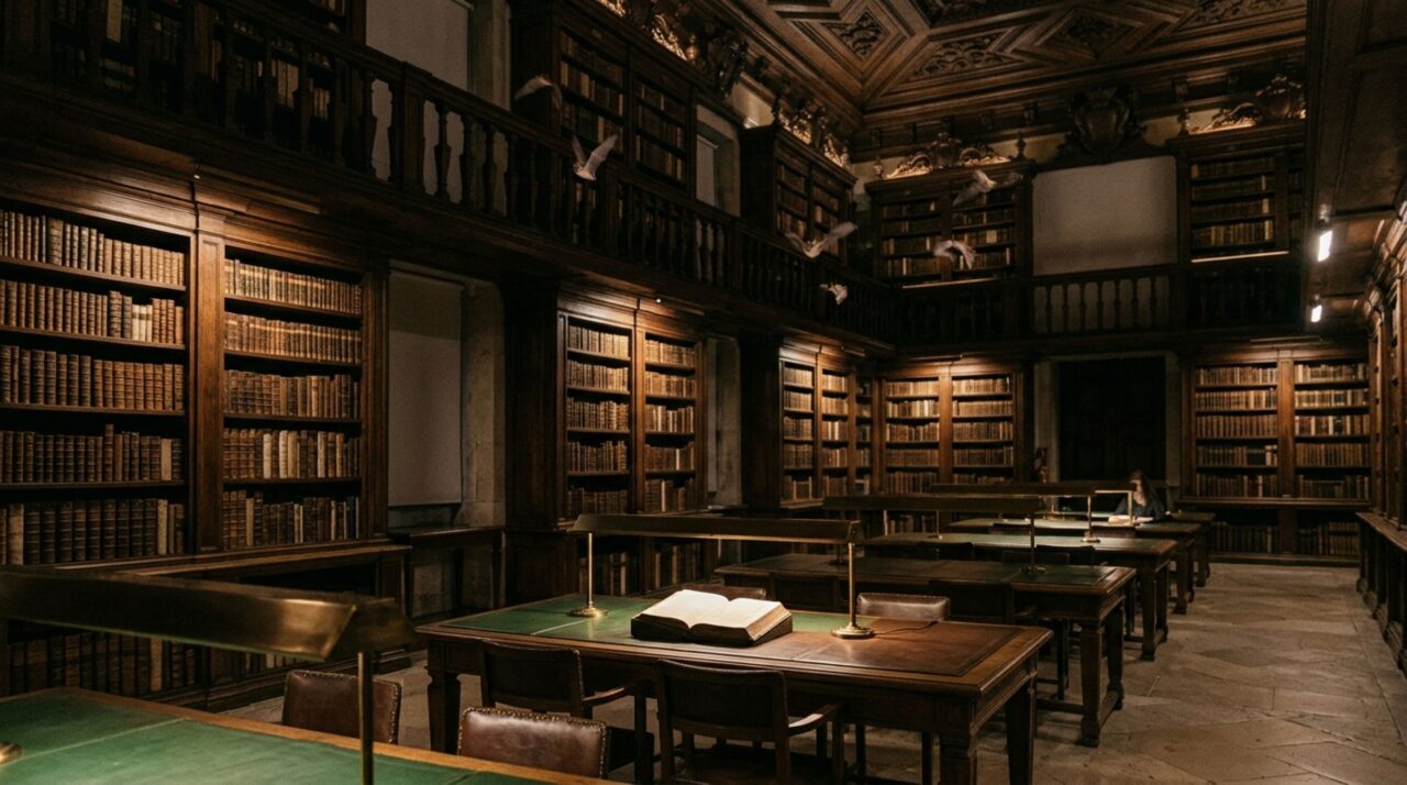 Morcegos ajudam a controlar insetos no interior da biblioteca durante a noite