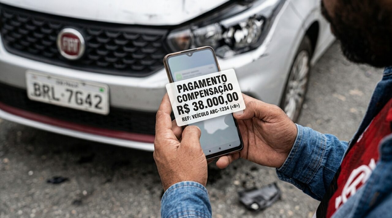 Motorista sofre batida sem culpa e vê a indenização de R$ 38 mil cair direto na conta do banco