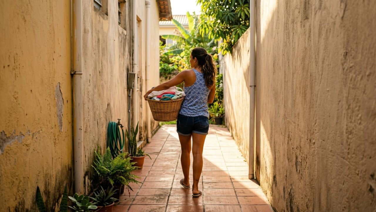 Casal compra casa com corredor lateral usado há décadas e descobre durante reforma que metade da passagem pertence legalmente ao terreno vizinho