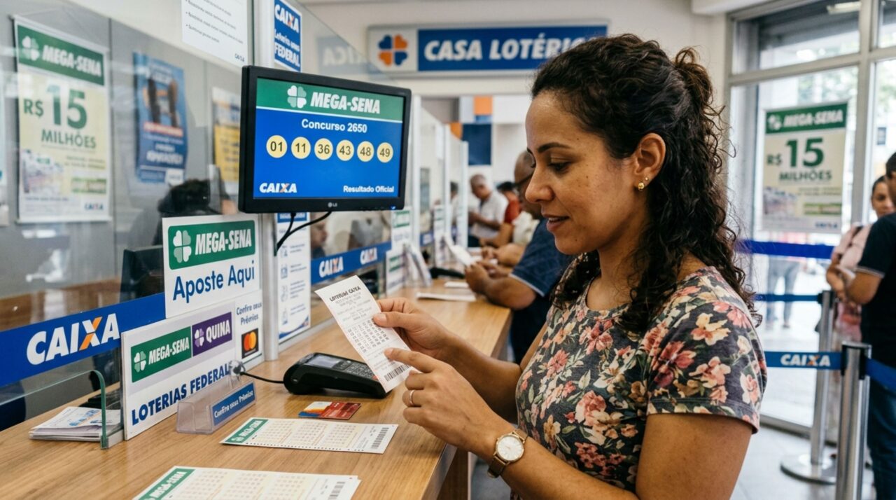 Ninguém acerta as seis dezenas da Mega-Sena 3055 e prêmio sobe para R$ 76 milhões no próximo concurso