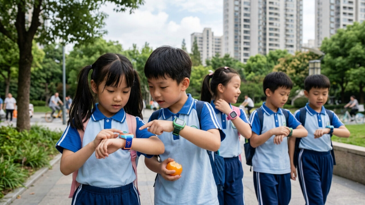 Na China, pais não compram celular para os filhos, eles compram um smartwatch para mantê-los sob controle