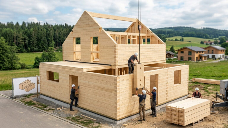 Nem tijolo, nem construção a seco sistema europeu promete construir casas de 100 m² em 7 dias
