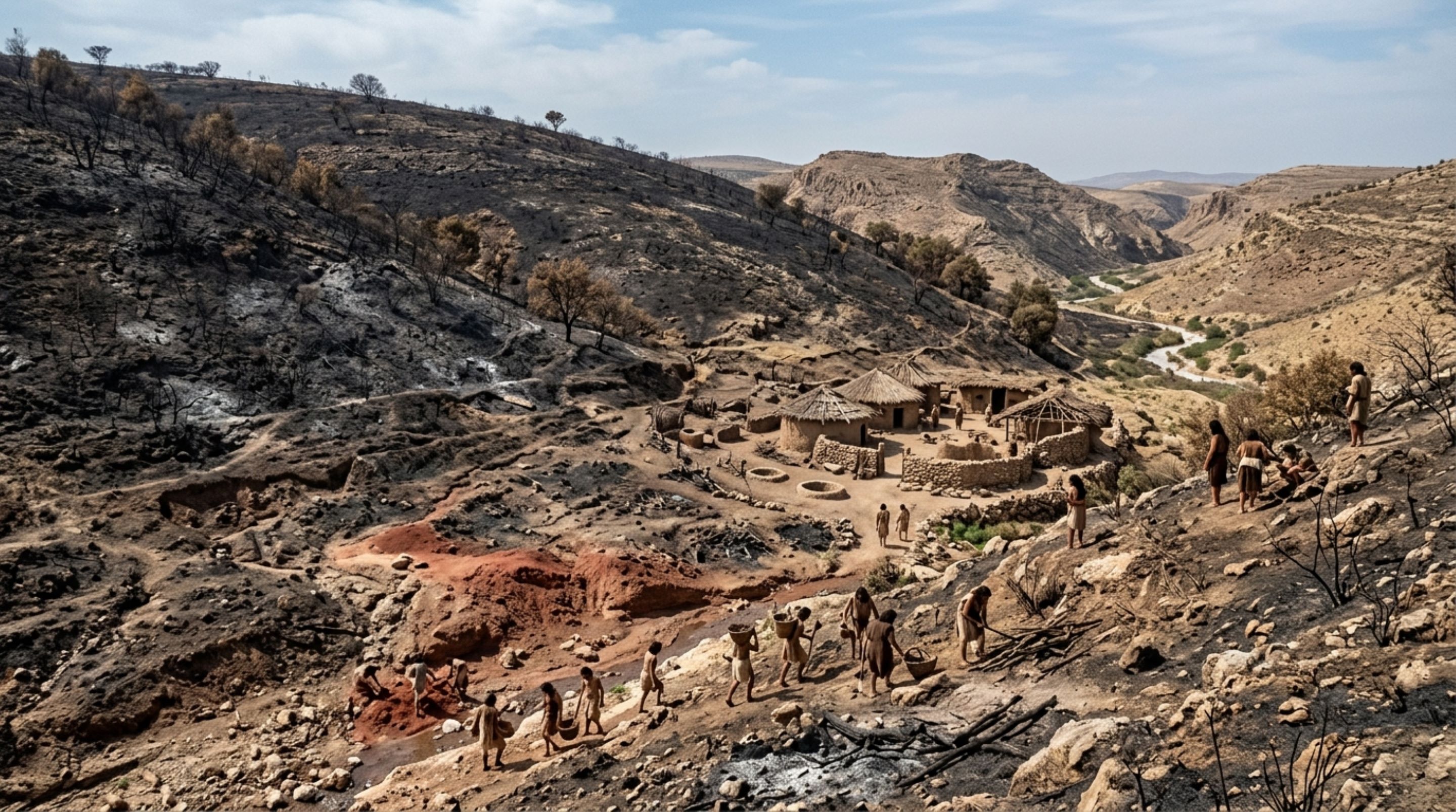 O barro queimado pode ter começado num incêndio e estudo liga grandes fogos à origem da cerâmica no Levante