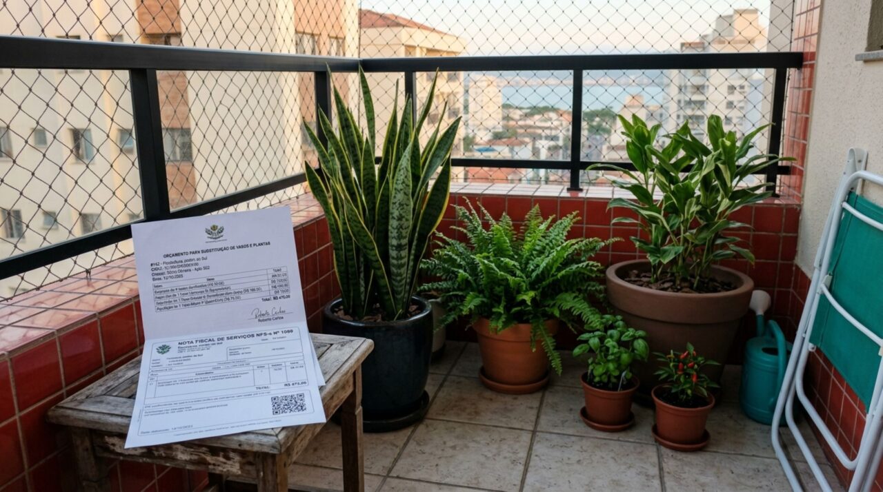 Condomínio manda retirar vasos deixados na área comum e moradora volta de férias e encontra no lixo plantas cultivadas há anos, agora ela exige que o condomínio replante tudo que foi retirado
