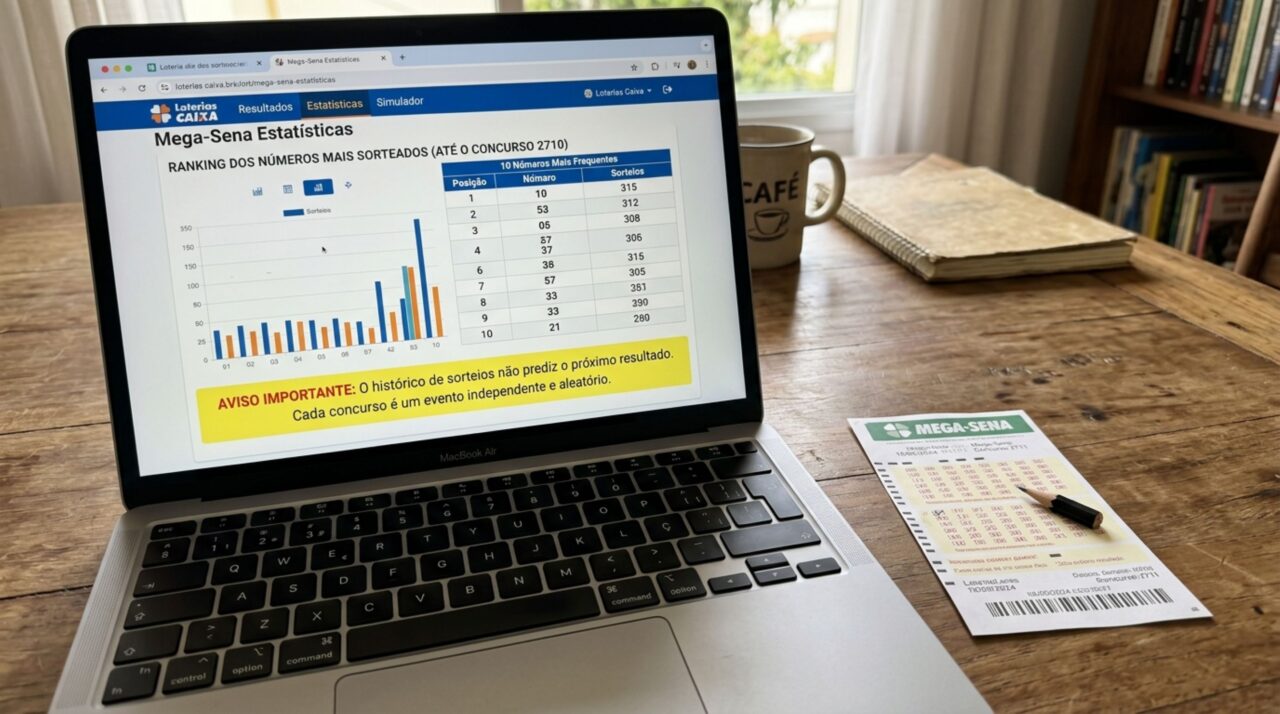A inteligência artificial explica por que os números mais sorteados da Mega-Sena não criam uma aposta mais forte